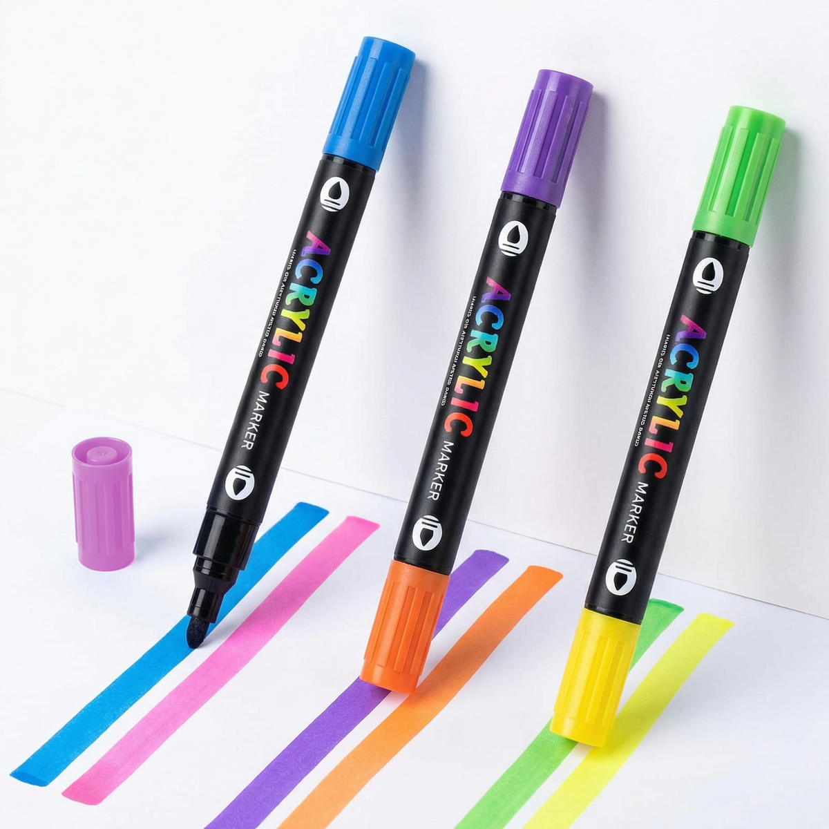 Dual-Color Acrylic Paint Markers